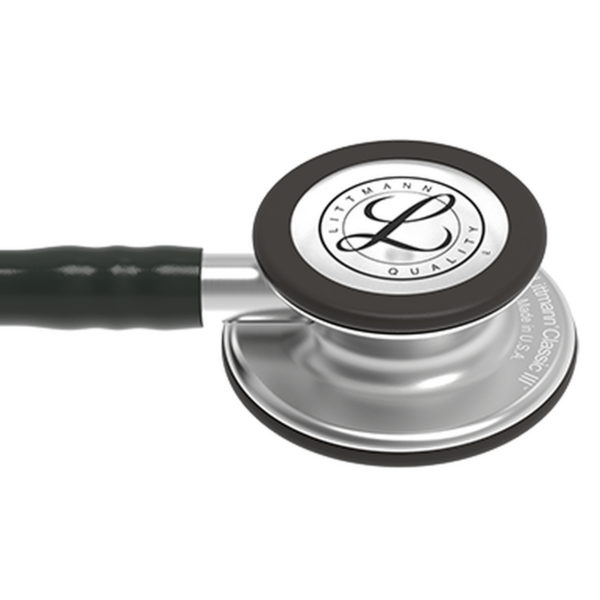 3M Littmann Classic III Monitoring Stethoscope, Black Tube, 27 inch, 5620 - Image 7